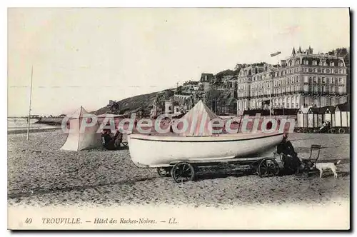 Cartes postales Trouville Hotel Des Roches Noires