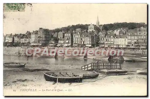 Cartes postales Trouvile Le Port Et Le Quai