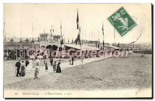 Cartes postales Trouville L'Eden Casino