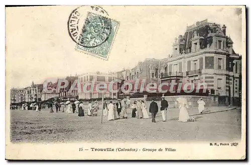 Cartes postales Trouville Groupe De Villas