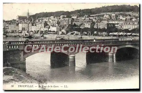 Cartes postales Trouville Le Pont De La Gare