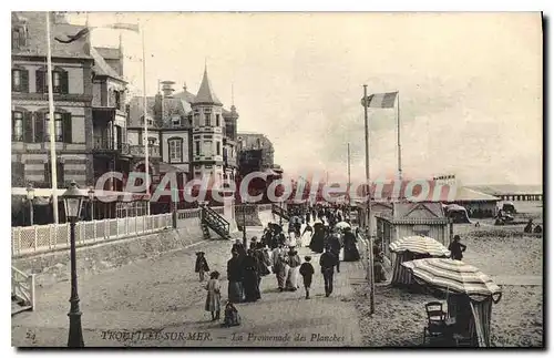 Cartes postales Trouville Sur Mer La Promenade Des Planches