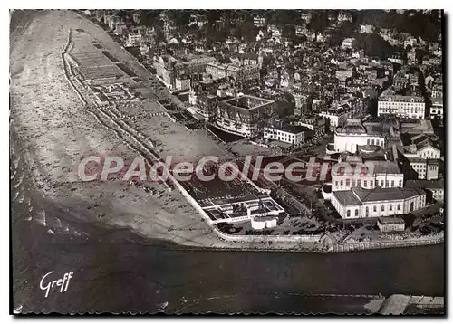 Cartes postales moderne Deauville Trouville Vue Aerienne Les Bords De La Touques