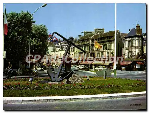 Cartes postales moderne Trouville La Reine Des Plages Place Fernand Moureaux