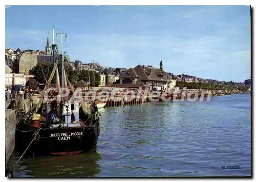 Cartes postales moderne Trouville La Reine Des Plages Le Port Et La Poissonnerie