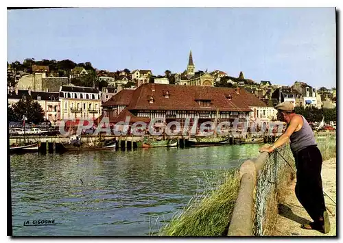 Cartes postales moderne Trouville La Reine Des Plages la Touques et vue g�n�rale