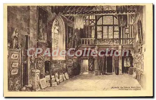 Cartes postales Honfleur Musee Du Vieux Honfleur Interieur De L'Eglise