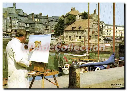 Cartes postales moderne Honfleur Un Coin Pittoresque