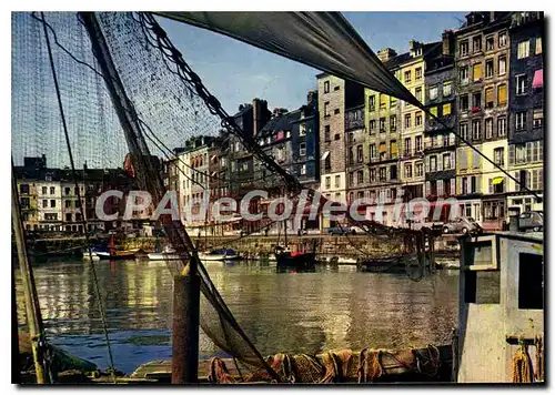 Cartes postales moderne Honfleur Le Vieux Bassin Et Le Quai Sainte Catherine