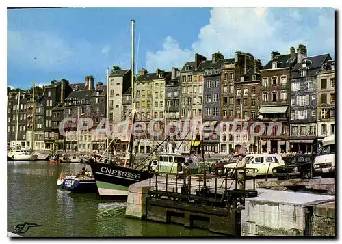 Cartes postales moderne Honfleur Les Pittoresques Facades Du Quai Ste Catherine