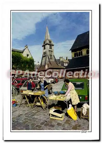 Cartes postales moderne Honfleur Eglise Ste Catherine