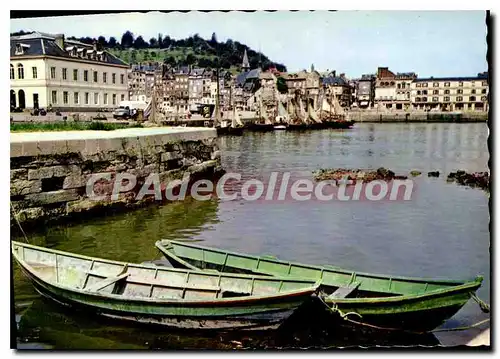 Cartes postales moderne Honfleur Les Bateaux De Peche Au Port