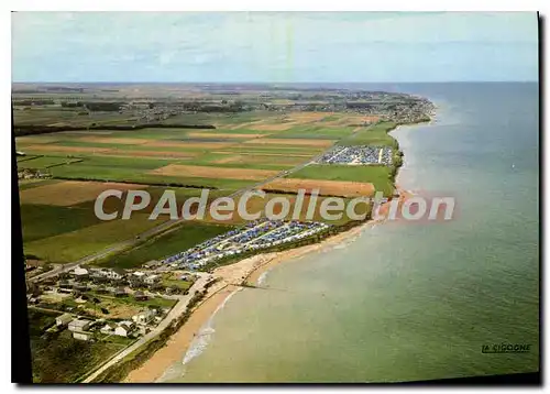 Cartes postales moderne Lion Sur Mer En Avion Sur Le Camping Des Roches