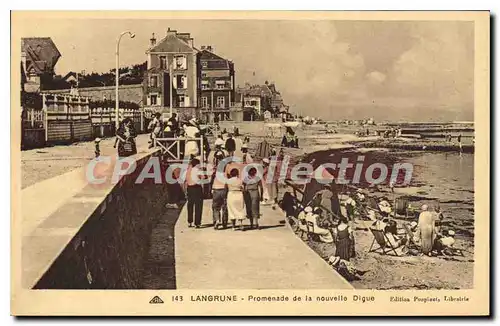 Cartes postales Langrune Promenade De La Nouveile Digue