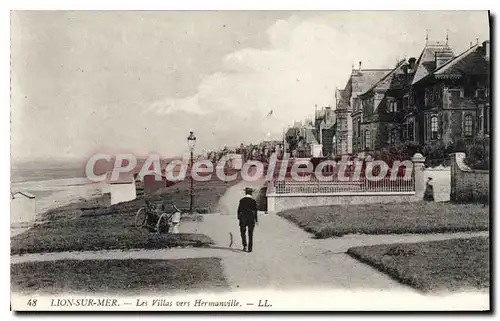 Cartes postales Lion Sur Mer Les Villas Vers Hermanville