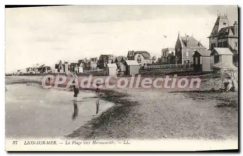 Ansichtskarte AK Lion Sur Mer La Plage Vers Hermanville