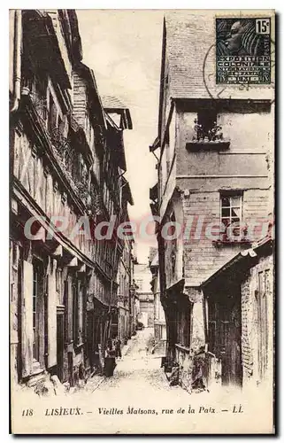 Cartes postales Lisieux Vieilles Maisons Rue De La Paix