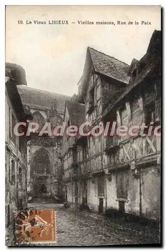 Cartes postales Lisieux Vieille Maison Rue De La Paix