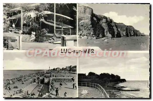 Cartes postales Luc Sur Mer la baleine falaises plage