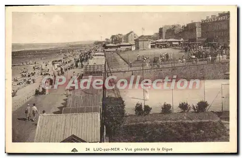 Cartes postales Luc Sur Mer Vue Generale De La Digue