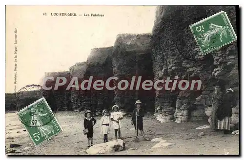 Cartes postales Luc Sur Mer Les Falaises