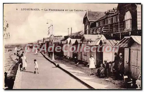 Cartes postales Luc Sur Mer La Promenade Et Le Casino