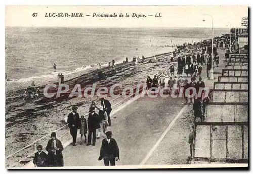 Cartes postales Luc Sur Mer La Promenade De La Digue