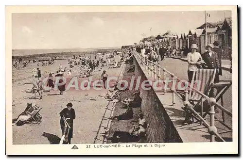 Cartes postales Luc Sur Mer La Plage Et La Digue