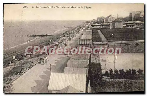 Cartes postales Luc Sur Mer Vue D'Ensemble De La Digue