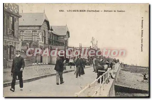 Cartes postales Luc Sur Mer Devant Le Casino