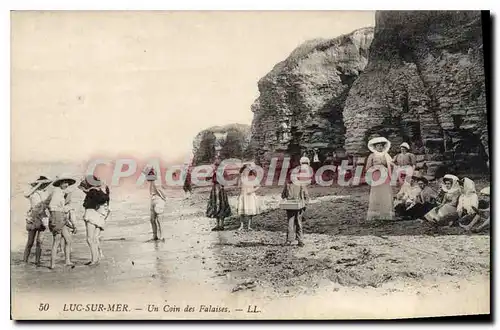 Cartes postales Luc Sur Mer Un Coin Des Falaises