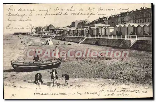 Cartes postales Luc Sur Mer La Plage Et La Digue