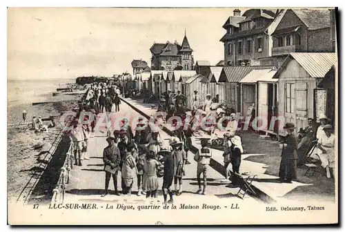 Cartes postales Luc Sur Mer La Digue Quartier De La Maison Rouge