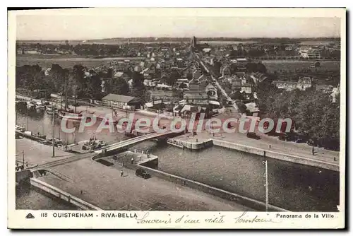 Cartes postales Ouistreham Riva Bella panorama de la ville