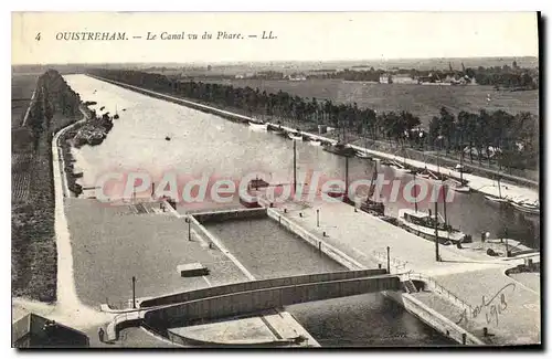 Cartes postales Ouistreham Le Canal Vu Du Phare