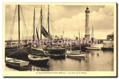 Cartes postales Ouistreham Riva Bella Le Port Et Le Phare