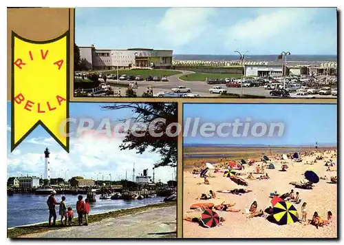 Cartes postales moderne Riva Bella casino port plage