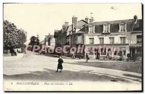 Cartes postales Pont L'Eveque Place Du Calvaire