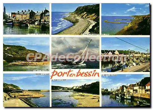 Cartes postales moderne Port En Bessin port plage jet�e