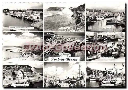 Cartes postales moderne Port En Bessin cri�e aux poissons