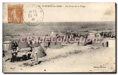 Cartes postales Saint Aubin Sur Mer Un Coin De La Plage