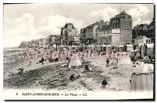 Cartes postales Saint Aubin Sur Mer La Plage