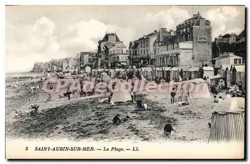 Cartes postales Saint Aubin Sur Mer La Plage