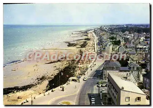 Moderne Karte Saint Aubin Sur Mer la plage