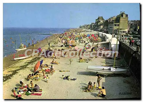 Cartes postales moderne Saint Aubin Sur Mer La Plage