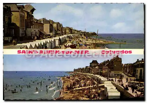 Cartes postales moderne Saint Aubin Sur Mer La Plage