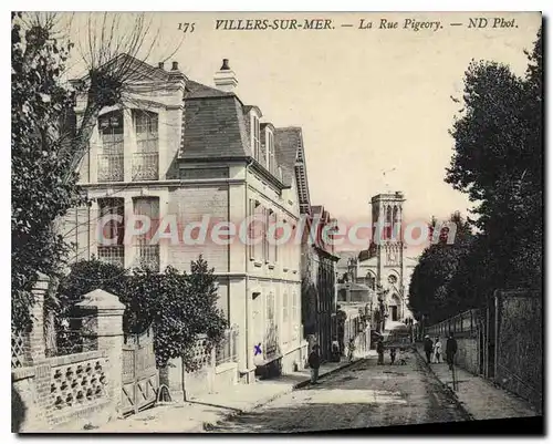 Cartes postales Villers Sur Mer La Rue Pigeory