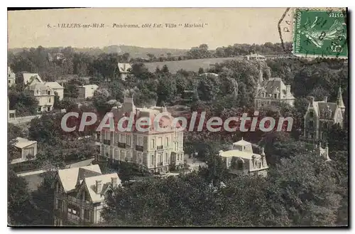 Cartes postales Villers Sur Mer Panorama Cote Est Villa Mariani