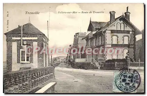 Cartes postales Villers Sur Mer Route De Trouville