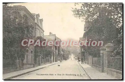 Cartes postales Villers Sur Mer Rue De Strasbourg